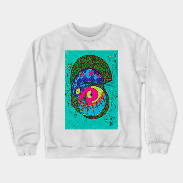 Deep Sea Dream Crewneck Sweatshirt by ZoliArt